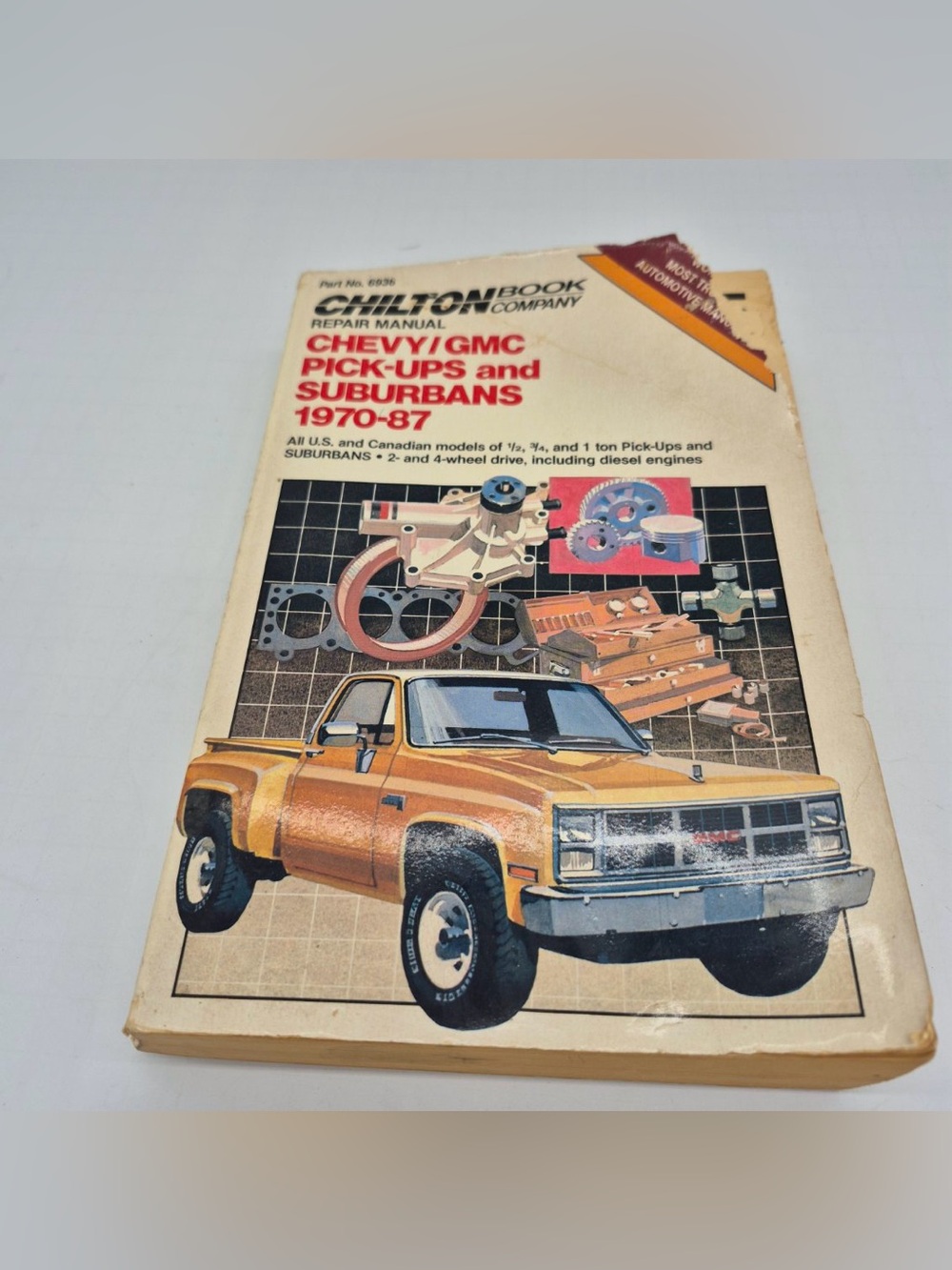 1970-87 Chevy/GMC Pickup and Suburbans Chilton's Repair Manual Part No. 6936
